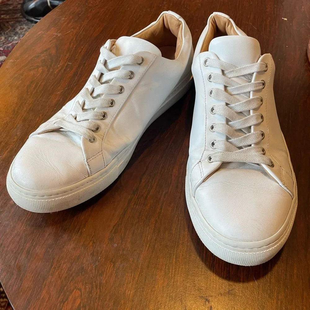 Thursday Boots White Leather Sneakers Premier Low - Picture 3 of 12